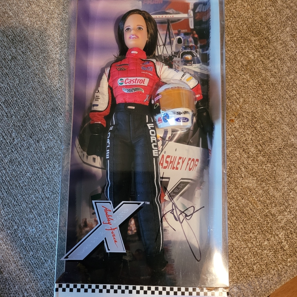2005 Ashley Force Signed/autograph Doll